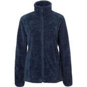 Mountain Horse Felpa con cappuccio e zip Fuzzy Fleece Blu Mountain Horse Felpa con cappuccio e zip Fuzzy Fleece Blu