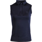 Montar Poloshirt Fiona Senza Maniche Navy Montar Poloshirt Fiona Senza Maniche Navy