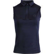 Montar Poloshirt Fiona Senza Maniche Navy Montar Poloshirt Fiona Senza Maniche Navy