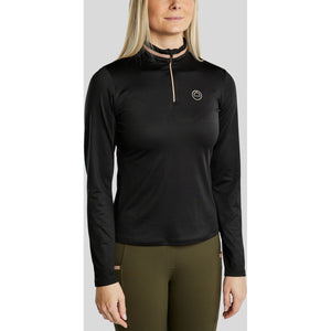 Montar Longsleeve MoGlenda Brushed Nero Montar Longsleeve MoGlenda Brushed Nero