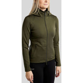 Montar Felpa con cappuccio e zip MoAddie Softshell Olive Montar Felpa con cappuccio e zip MoAddie Softshell Olive