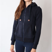 Montar Felpa con cappuccio e zip Macie Rosegold Logo Navy Montar Felpa con cappuccio e zip Macie Rosegold Logo Navy