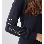 Montar Felpa con cappuccio e zip Macie Rosegold Logo Navy Montar Felpa con cappuccio e zip Macie Rosegold Logo Navy