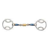 Shires Sweet Iron Bevel con Fibbia a Rullo Ferro dolce blu Shires Sweet Iron Bevel con Fibbia a Rullo Ferro dolce blu