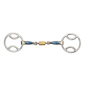 Shires Sweet Iron Bevel con Fibbia a Rullo Ferro dolce blu Shires Sweet Iron Bevel con Fibbia a Rullo Ferro dolce blu