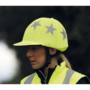 Equi-Flector by Shires Copri casco Giallo Equi-Flector by Shires Copri casco Giallo