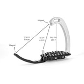Tech Stirrups Staffe Venice Sloped EVO Argento/Titanio Tech Stirrups Staffe Venice Sloped EVO Argento/Titanio