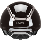Uvex Casco da equitazione Exxeed Shiny Chrome Mocca Uvex Casco da equitazione Exxeed Shiny Chrome Mocca