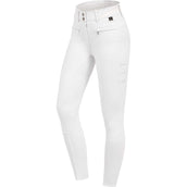 ELT Pantaloni da Equitazione Maja Glam Curved High Waist Bianco ELT Pantaloni da Equitazione Maja Glam Curved High Waist Bianco