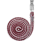 Waldhausen Corda per cavezza Plus con Gancio di Panico Velluto rosso/rosa/beige Waldhausen Corda per cavezza Plus con Gancio di Panico Velluto rosso/rosa/beige