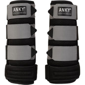 ANKY Protezione gambe 3 in 1 3D Mesh Black/Steel Grey ANKY Protezione gambe 3 in 1 3D Mesh Black/Steel Grey