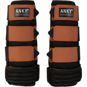 ANKY Protezione gambe 3 in 1 3D Mesh Black/Rust ANKY Protezione gambe 3 in 1 3D Mesh Black/Rust