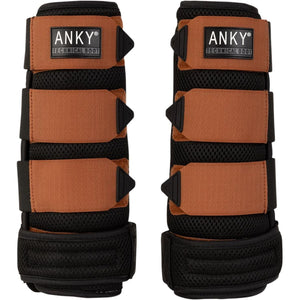 ANKY Protezione gambe 3 in 1 3D Mesh Black/Rust ANKY Protezione gambe 3 in 1 3D Mesh Black/Rust