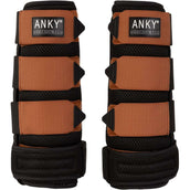 ANKY Protezione gambe 3 in 1 3D Mesh Black/Rust ANKY Protezione gambe 3 in 1 3D Mesh Black/Rust