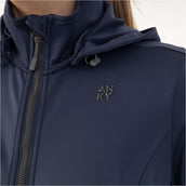 ANKY Felpa con cappuccio e zip Hooded Tech ATC251101 Indaco dell'umore ANKY Felpa con cappuccio e zip Hooded Tech ATC251101 Indaco dell'umore