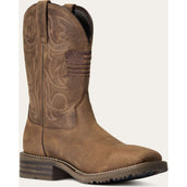 Ariat Western Boots Hybrid Patriot H2O Uomini Distressed Brown Ariat Western Boots Hybrid Patriot H2O Uomini Distressed Brown