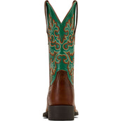 Ariat Stivali Western Round Up Stretchfit Donne Arizona Brown/Aged Jade Ariat Stivali Western Round Up Stretchfit Donne Arizona Brown/Aged Jade