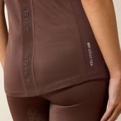 Ariat Maglietta Breathe 1/2 Zip Donne Pommel Brown Ariat Maglietta Breathe 1/2 Zip Donne Pommel Brown