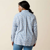 Ariat Blusa Billie Jean Donne Ashleigh Blue Crystal Southwes Ariat Blusa Billie Jean Donne Ashleigh Blue Crystal Southwes