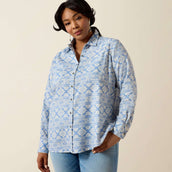 Ariat Blusa Billie Jean Donne Ashleigh Blue Crystal Southwes Ariat Blusa Billie Jean Donne Ashleigh Blue Crystal Southwes