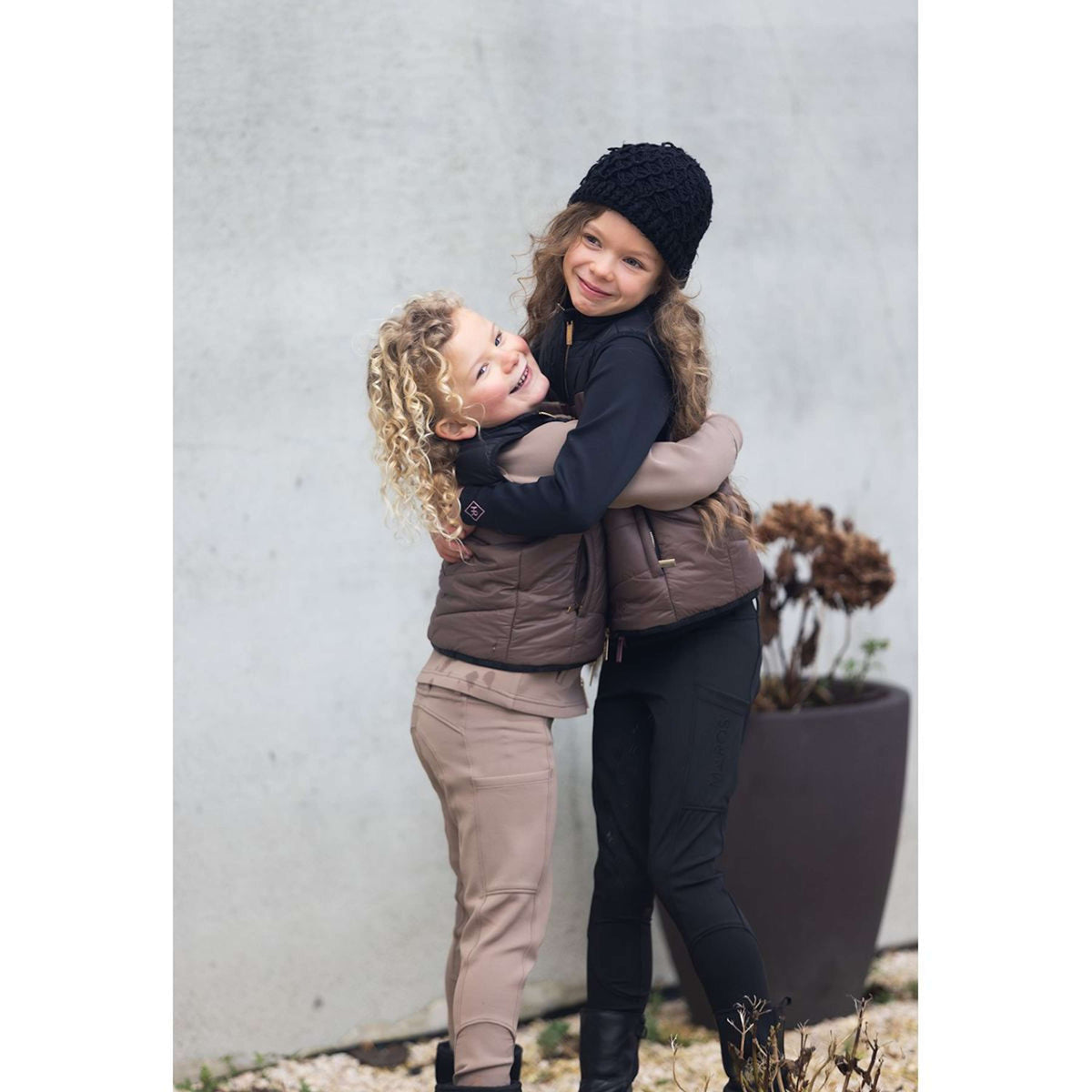 Mrs. Ros Gilet Royal Mini Nero/Tortora Mrs. Ros Gilet Royal Mini Nero/Tortora