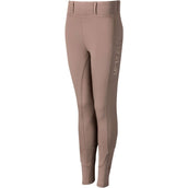 Mrs. Ros Leggings da Equitazione Romee Mini Softshell Taupe Mrs. Ros Leggings da Equitazione Romee Mini Softshell Taupe