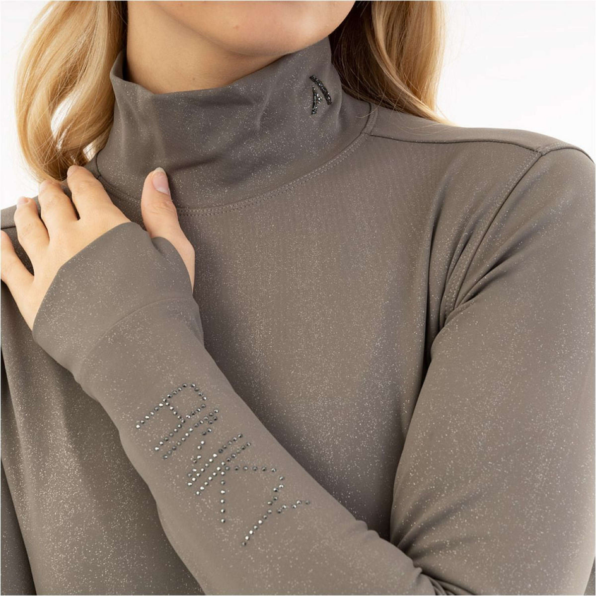 ANKY Shirt AW25 Mockneck Argento ANKY Shirt AW25 Mockneck Argento