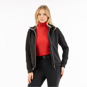 ANKY Felpa con cappuccio e zip AW25 Nero ANKY Felpa con cappuccio e zip AW25 Nero