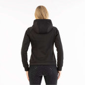 ANKY Felpa con cappuccio e zip AW25 Nero ANKY Felpa con cappuccio e zip AW25 Nero
