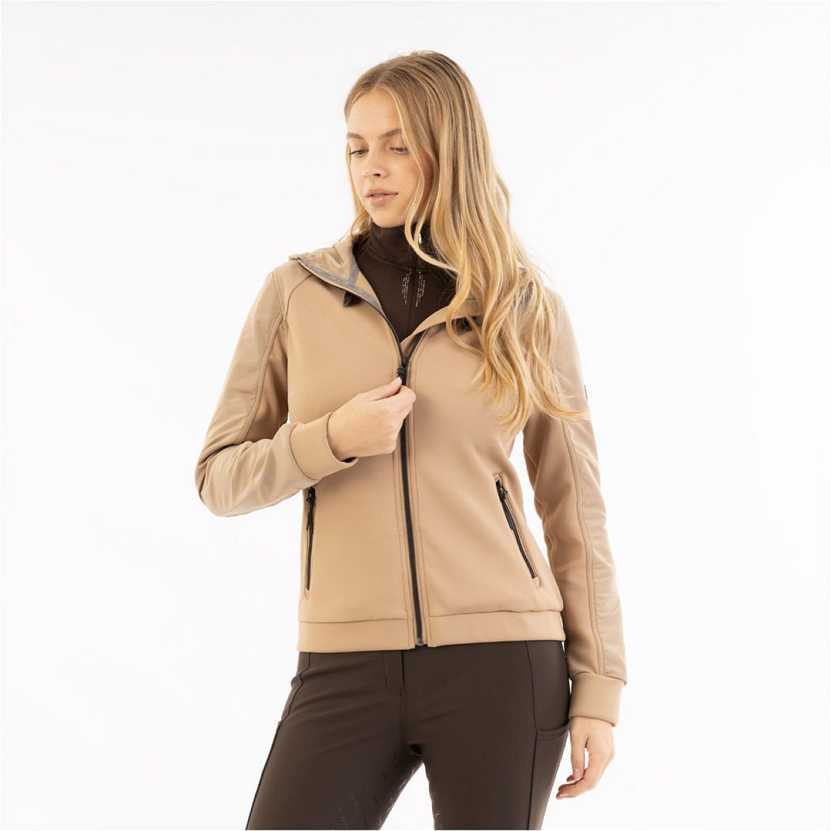 ANKY Felpa con cappuccio e zip AW25 Amphora ANKY Felpa con cappuccio e zip AW25 Amphora