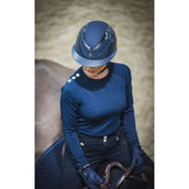 Charles Owen Casco da equitazione Kylo Sparkly Wide Peak MIPS Navy Gloss/Pewter Charles Owen Casco da equitazione Kylo Sparkly Wide Peak MIPS Navy Gloss/Pewter