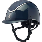 Charles Owen Casco da equitazione Kylo Sparkly Navy Gloss/Pewter Charles Owen Casco da equitazione Kylo Sparkly Navy Gloss/Pewter