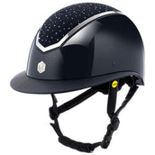 Charles Owen Casco da equitazione Kylo Crystal Wide Peak MIPS Navy Gloss/Silver Charles Owen Casco da equitazione Kylo Crystal Wide Peak MIPS Navy Gloss/Silver