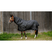 EQUITHÈME Coperta Impermeabile TYREX Lumin 600D 0g Nero EQUITHÈME Coperta Impermeabile TYREX Lumin 600D 0g Nero