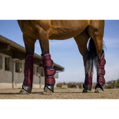 EQUITHÈME Protettori da trasporto 1200D Renforcé Borgogna EQUITHÈME Protettori da trasporto 1200D Renforcé Borgogna