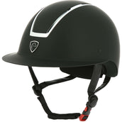 EQUITHÈME Casco da equitazione Glint Mat Nero Argento EQUITHÈME Casco da equitazione Glint Mat Nero Argento