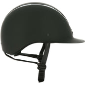 EQUITHÈME Casco da equitazione Glint Mat Nero Argento EQUITHÈME Casco da equitazione Glint Mat Nero Argento