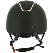 EQUITHÈME Casco da equitazione Glint Mat Nero/Oro rosa EQUITHÈME Casco da equitazione Glint Mat Nero/Oro rosa