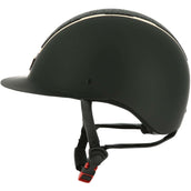 EQUITHÈME Casco da equitazione Glint Mat Nero/Oro rosa EQUITHÈME Casco da equitazione Glint Mat Nero/Oro rosa