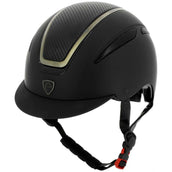 EQUITHÈME Casco da equitazione Nero/Cromo/Carbonio EQUITHÈME Casco da equitazione Nero/Cromo/Carbonio