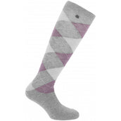 EQUITHÈME Calzini Argyle Grigio/lilla EQUITHÈME Calzini Argyle Grigio/lilla