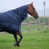 EQUITHÈME Tappeto da Esterno Pro Series Tyrex 1680D 220g con collo Navy EQUITHÈME Tappeto da Esterno Pro Series Tyrex 1680D 220g con collo Navy