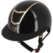 EQUITHÈME Casco da equitazione Airy LM Mips Nero/Oro rosa EQUITHÈME Casco da equitazione Airy LM Mips Nero/Oro rosa