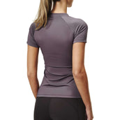 Equestrian Stockholm Shirt Dynamic Short Sleeve Dark Violet Equestrian Stockholm Shirt Dynamic Short Sleeve Dark Violet