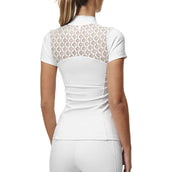 Equestrian Stockholm Maglietta da Competizione Crystal Champion Bianco Equestrian Stockholm Maglietta da Competizione Crystal Champion Bianco