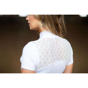 Equestrian Stockholm Maglietta da Competizione Crystal Champion Bianco Equestrian Stockholm Maglietta da Competizione Crystal Champion Bianco