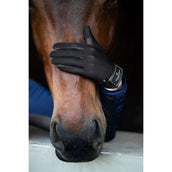 Equestrian Stockholm Guanti da Equitazione Summer Edizione nera Equestrian Stockholm Guanti da Equitazione Summer Edizione nera