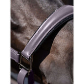 Equestrian Stockholm Capezzina Glimmer Leather Anatomic Dark Violet Equestrian Stockholm Capezzina Glimmer Leather Anatomic Dark Violet
