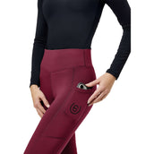 Equestrian Stockholm Leggings da Equitazione Movement Full Grip Merlot Equestrian Stockholm Leggings da Equitazione Movement Full Grip Merlot