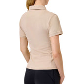 Equestrian Stockholm Poloshirt Zip Sand Equestrian Stockholm Poloshirt Zip Sand